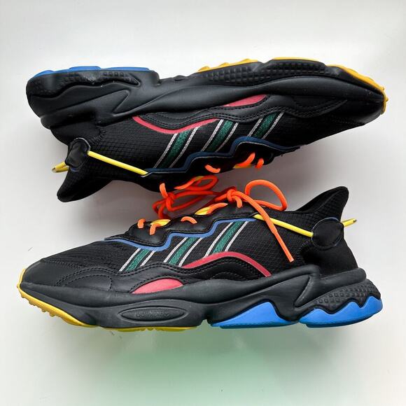 Adidas Angel Chen x Ozweego 'Black Collegiate Green' FX1943 Size 10 - Picture 7 of 10